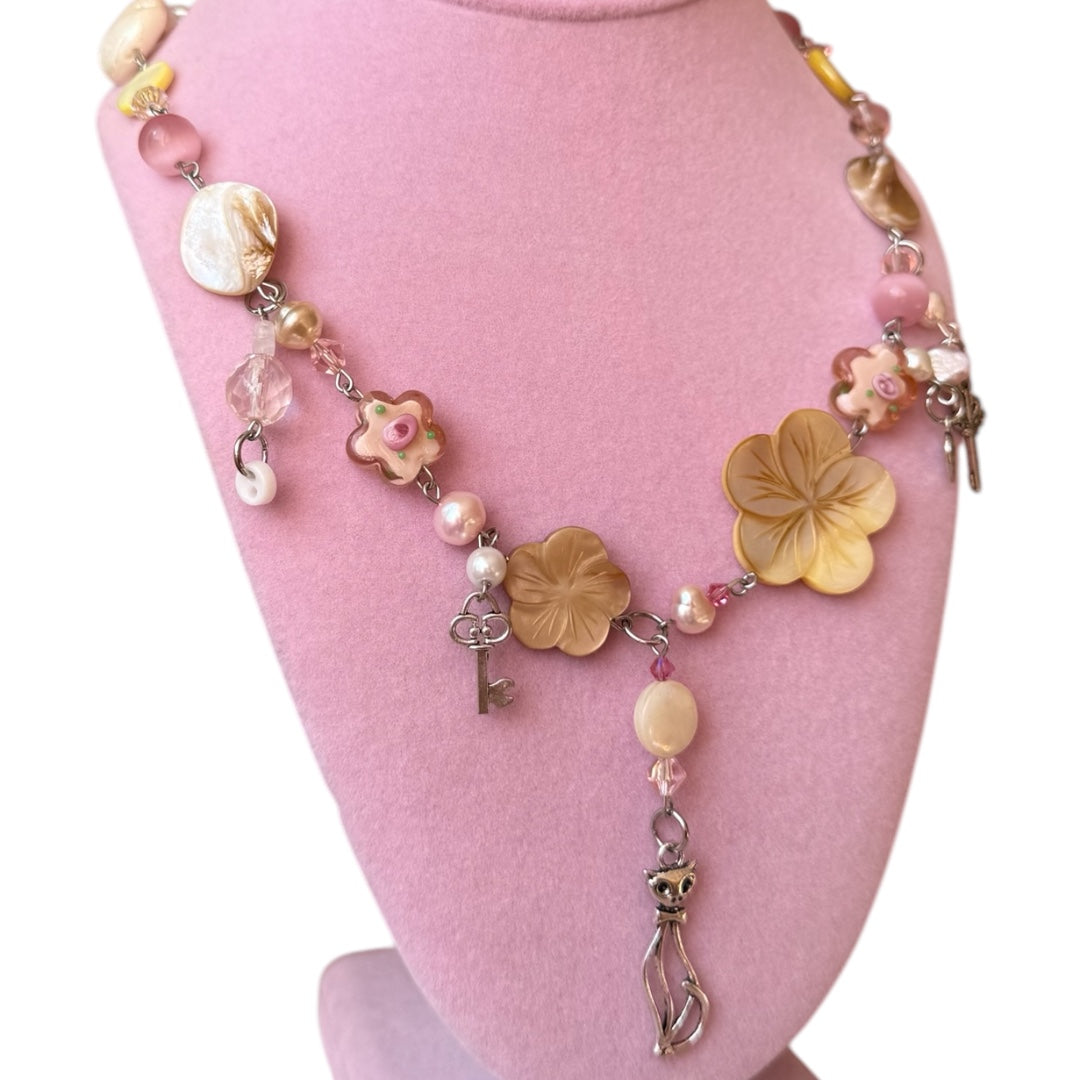 kitty necklace β‘