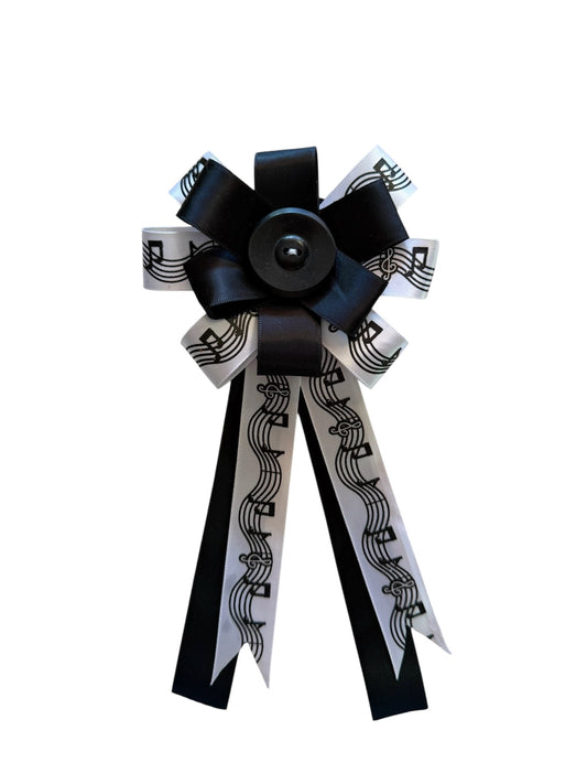 music rosette pin ♡