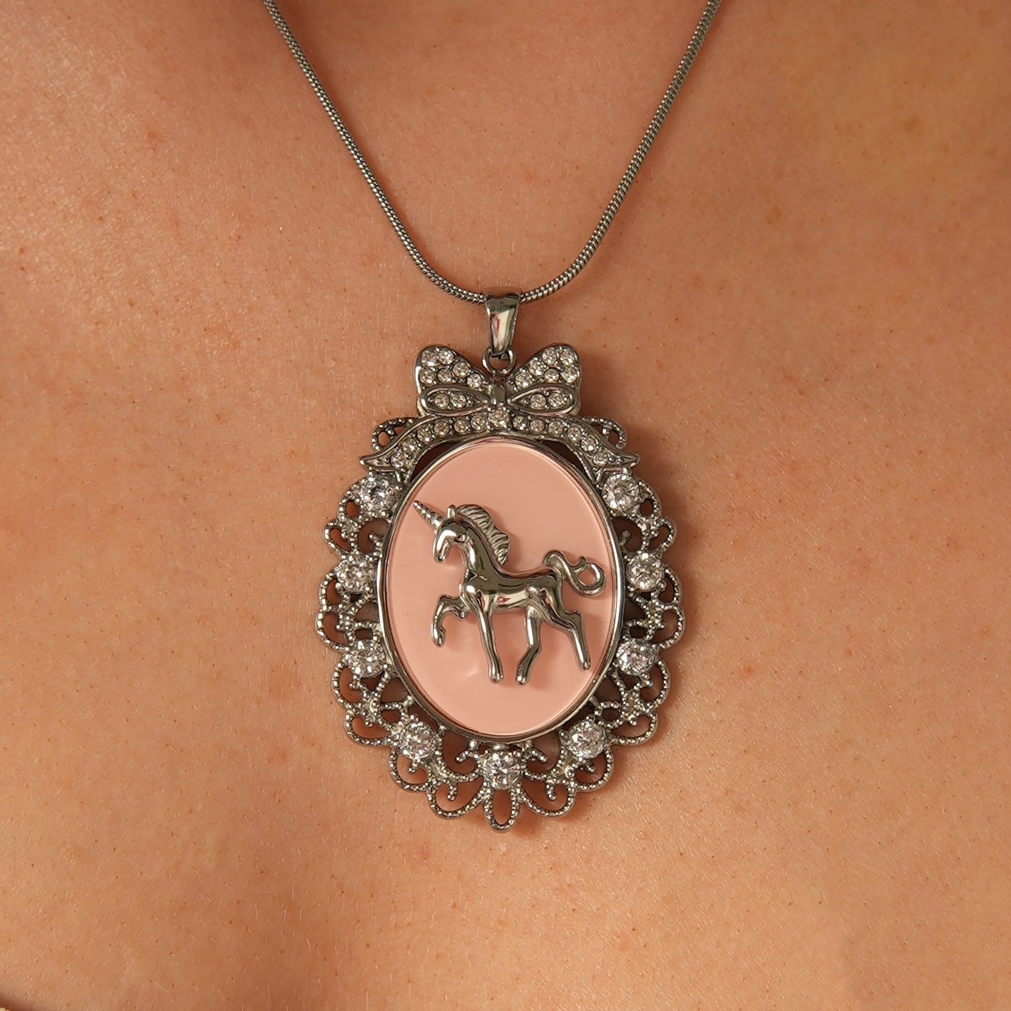 unicorn necklace ⟡ ݁₊ .