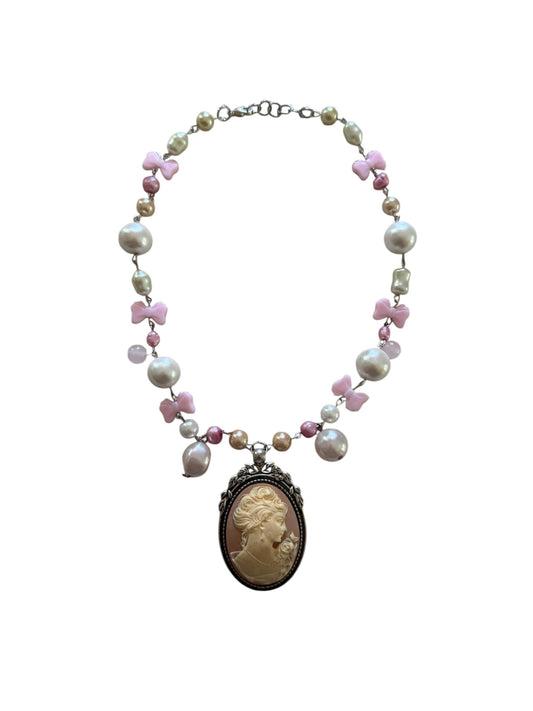 cameo necklace ⊹₊⟡⋆