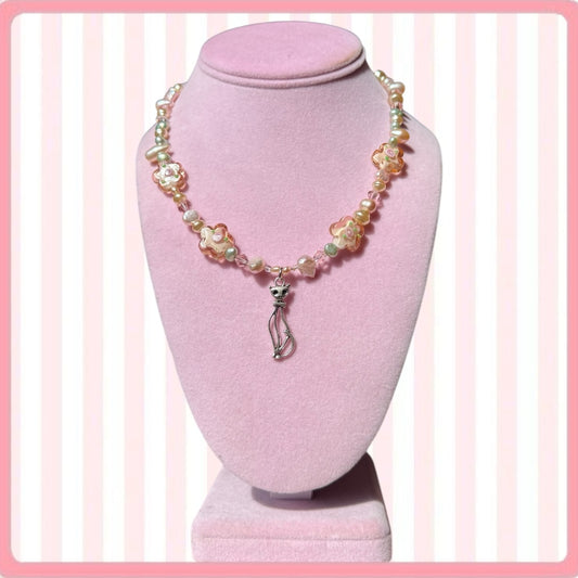 kitten necklace ౨ৎ ⋆.˚